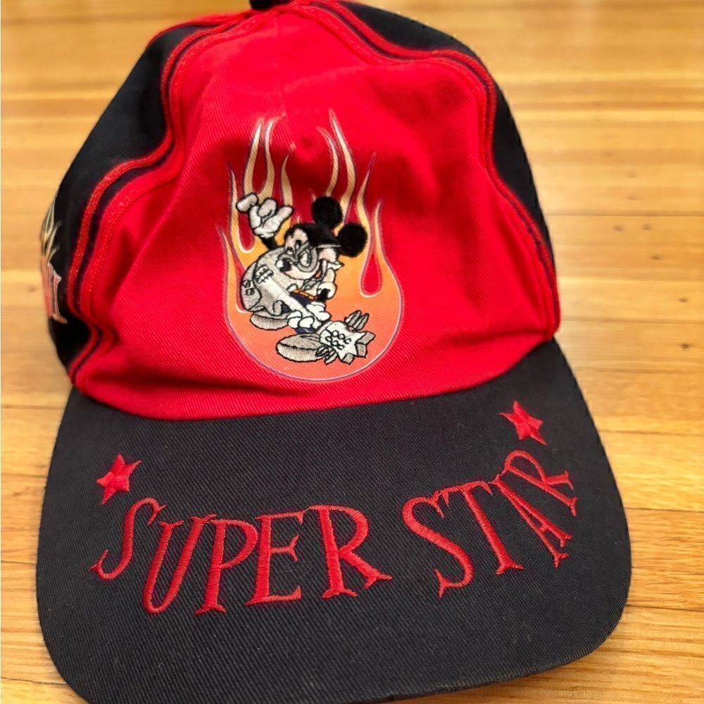 Walt Disney World Kids Super Star Mickey Guitar Cap Hat